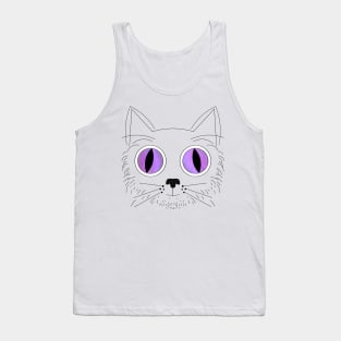 Big Eyed Cat V5 Tank Top